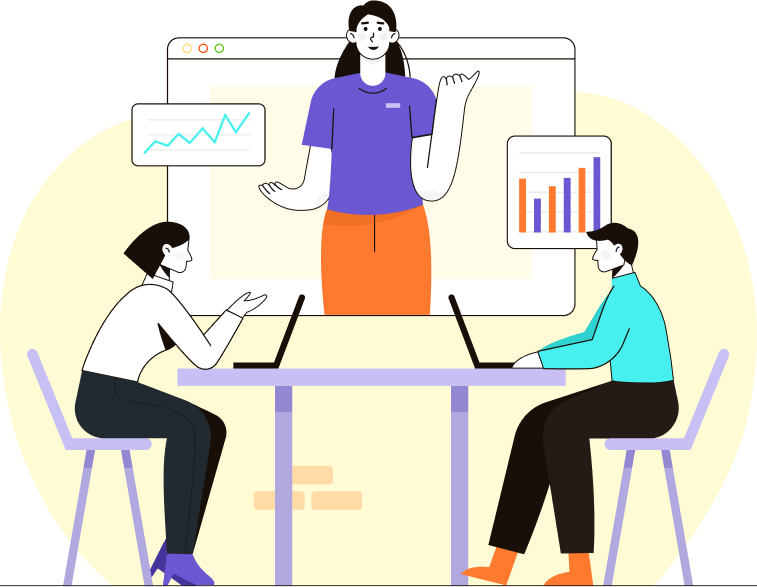 Business growth illustration